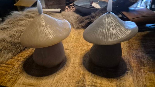 Countryfield led kaars paddenstoel