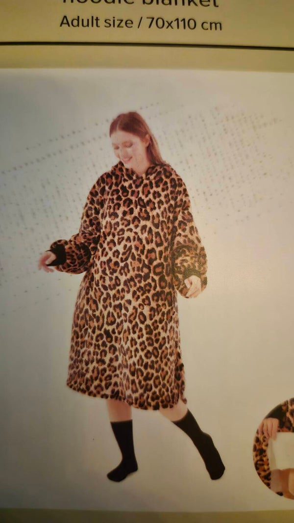 Snuggie female cheetah