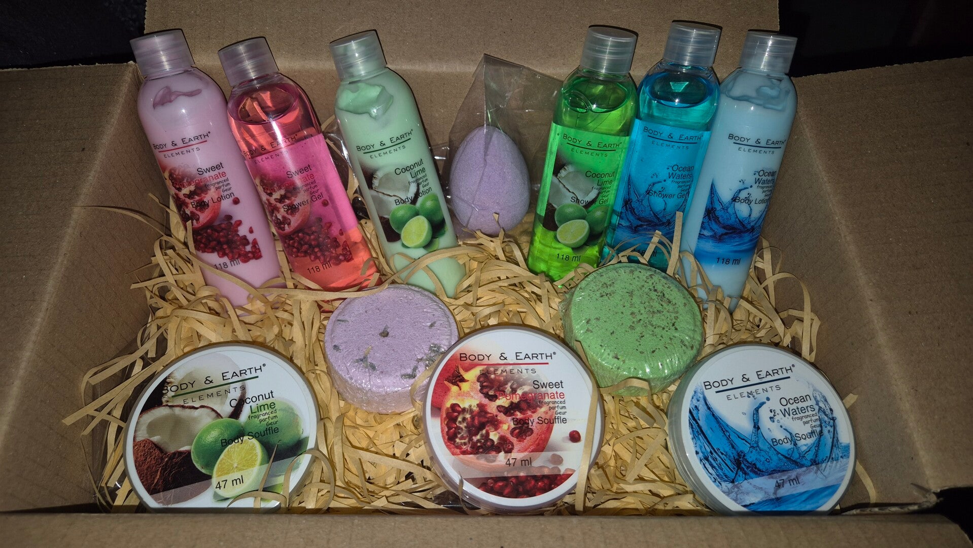 Body & Earth pakket in cadeaudoos