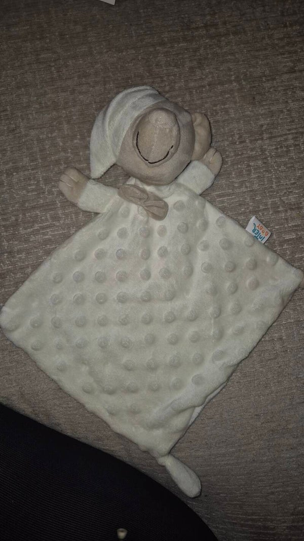 Tutdoekje wit bubbel