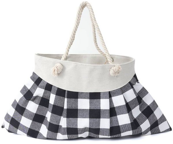 Strand tas plof zwart 65x40cm