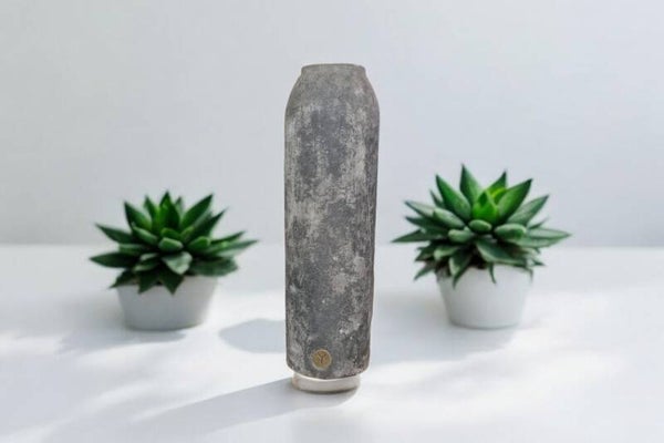 Brynxz vase tall minimalistic stone black l