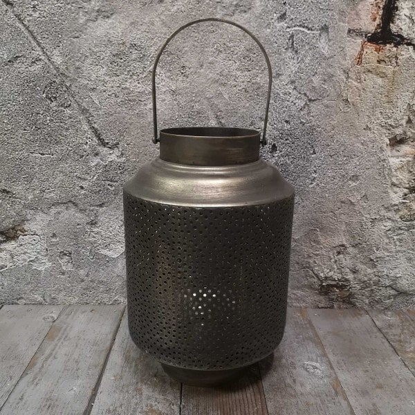 Sale! Zago windlicht brass 20x20x30cm. (72327)