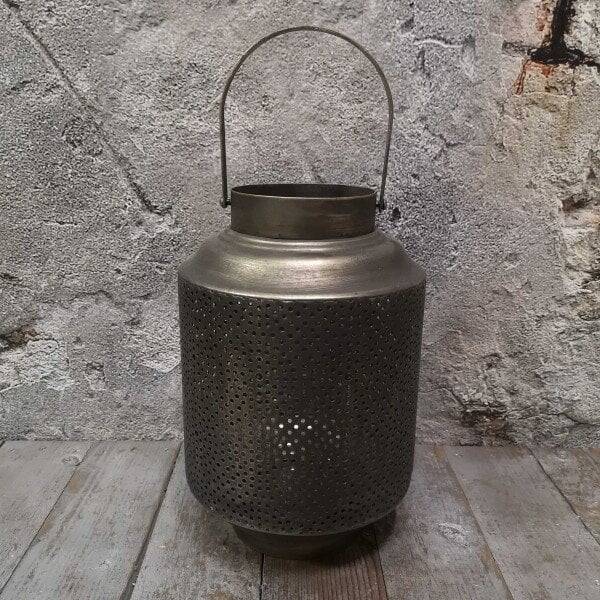 Sale! Zago windlicht brass 20x20x30cm. (72327)