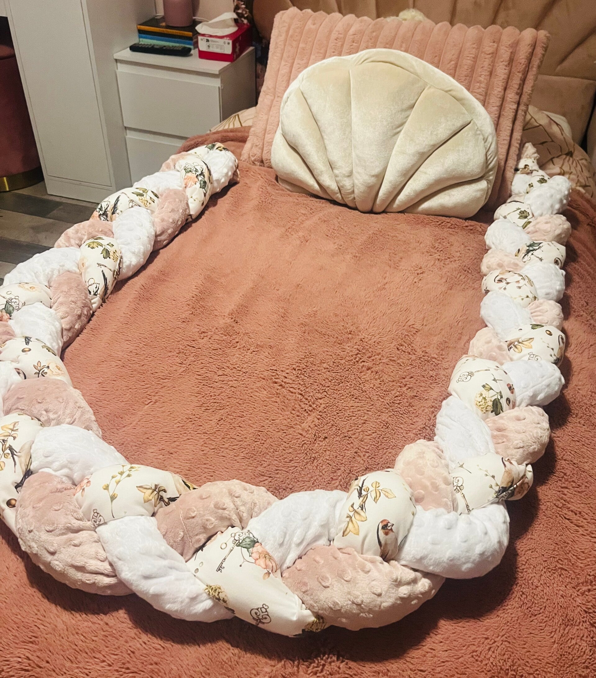 Tresse de lit 3 mètres divers coloris