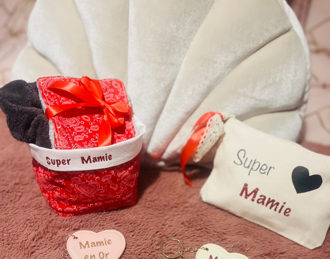 Pochette avec message super mamie