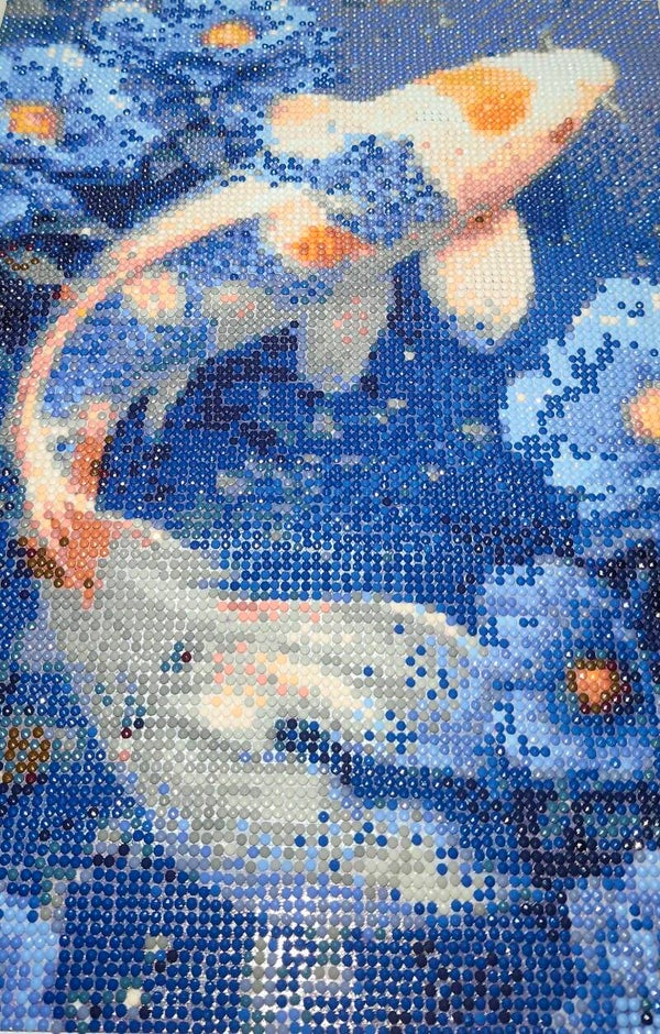 Blue & Orange Koi