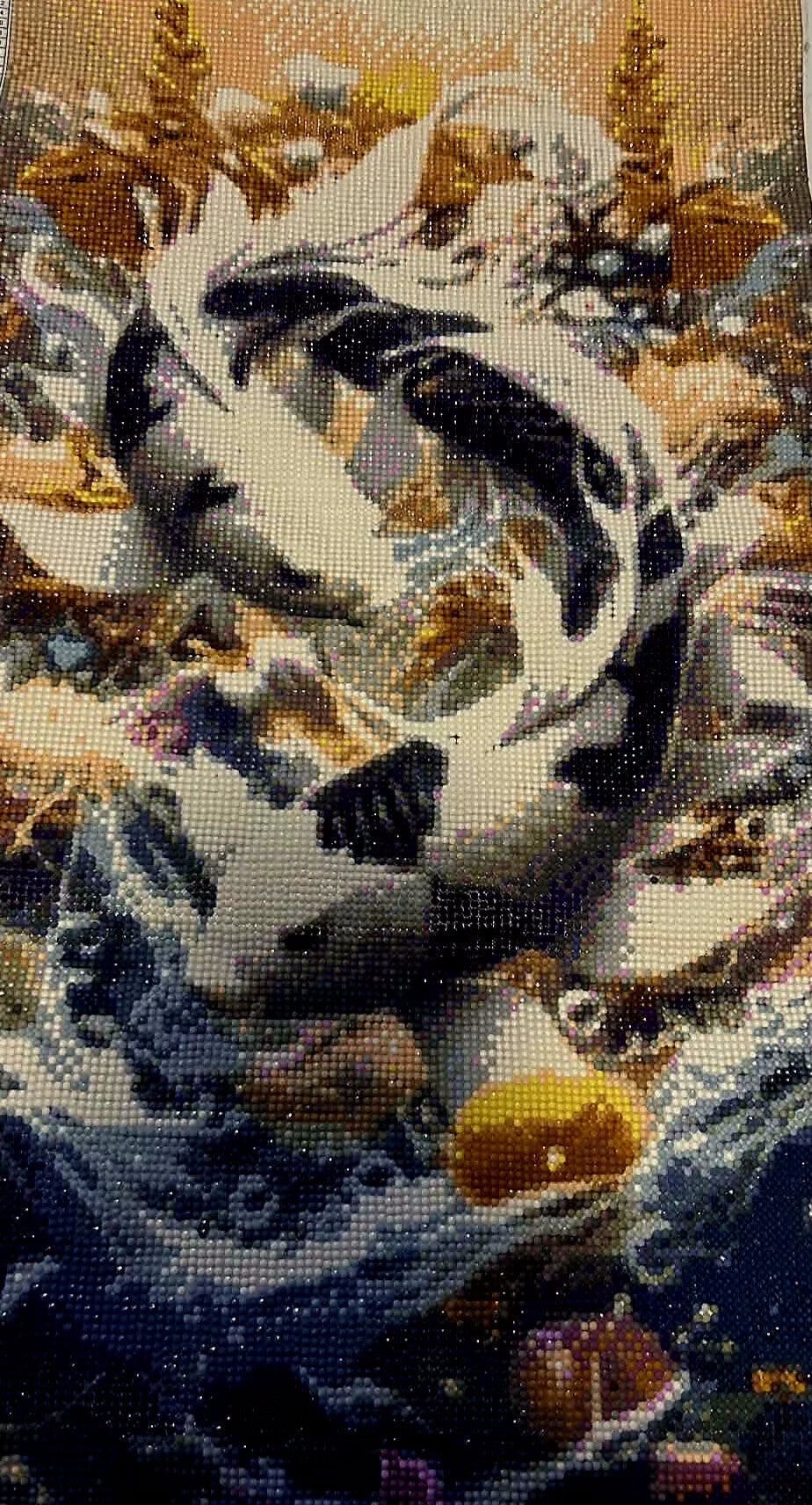 Black & White Koi Fish