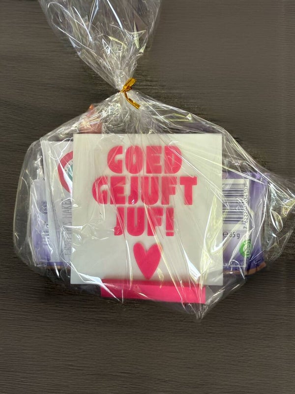 Cadeautje juf