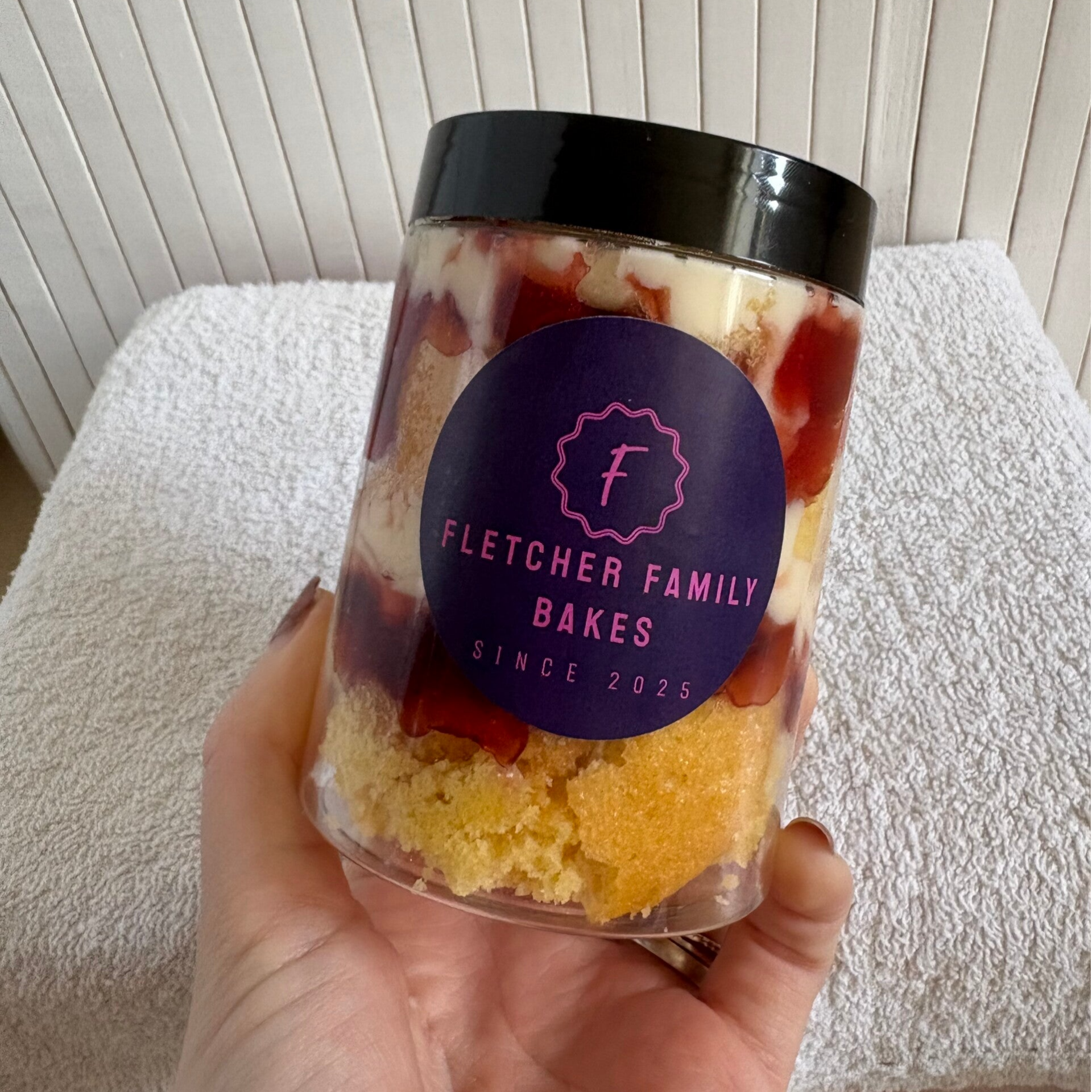 Victoria Sponge Cake Jar