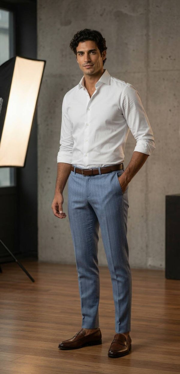 PANTALONE CHINOS GESSATO