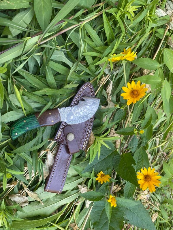Handmade Damascus Skinner Knife