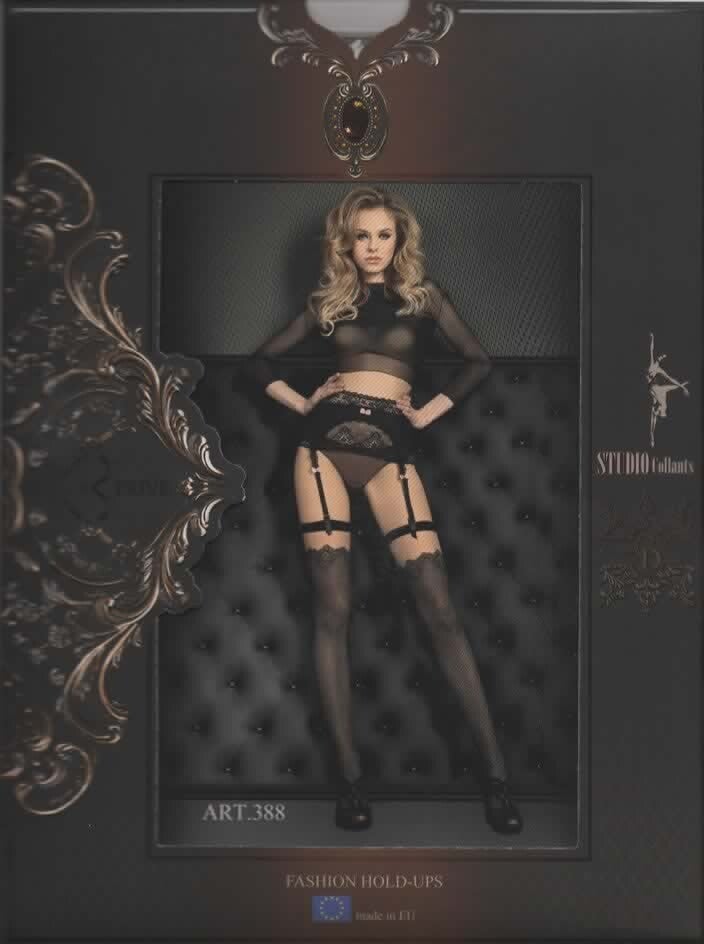 Strümpfe schwarz Grösse S-M