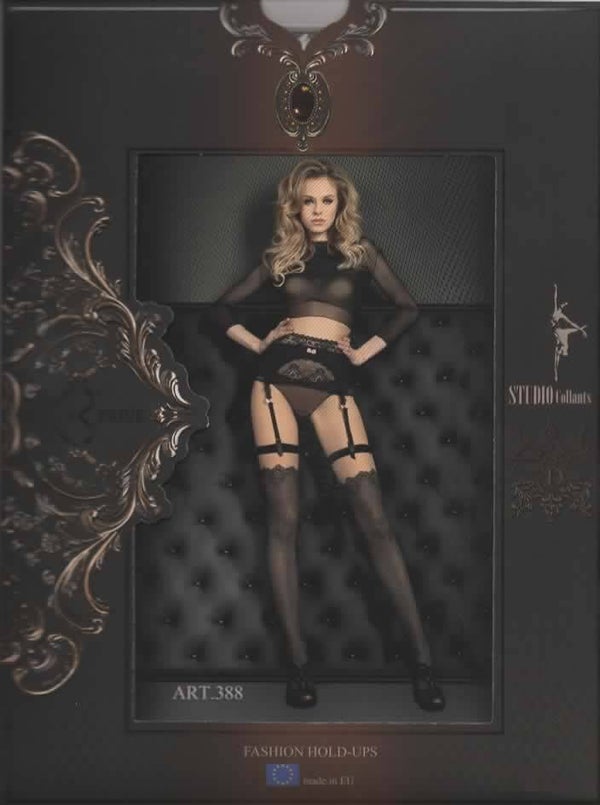 Strümpfe schwarz Grösse S-M