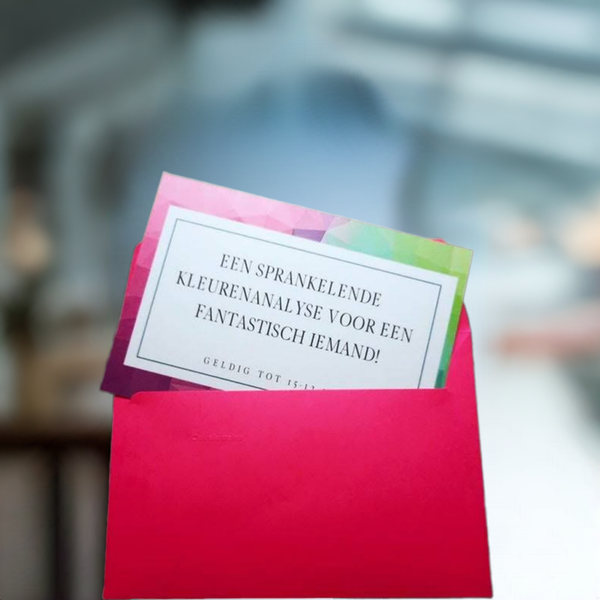 Digitale Cadeaubon – Kleurenanalysecadeau bon