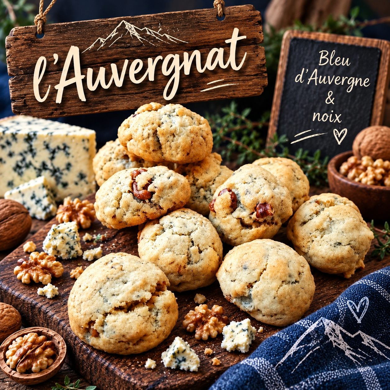"L'Auvergnat" Bleu & Noix