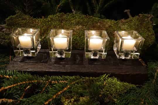 Fachwerk Kerzenleuchter