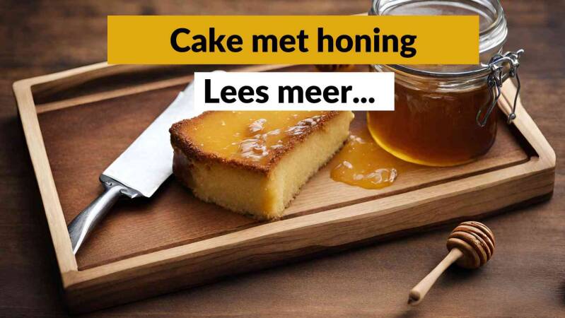 Cake met honing