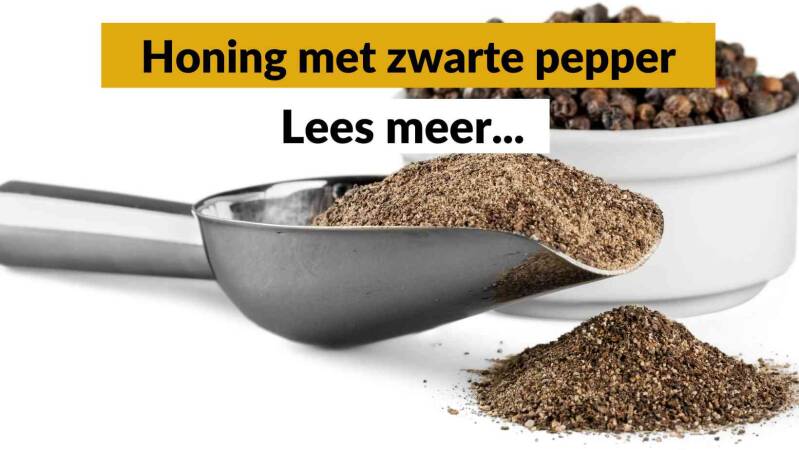 Honing met zwarte peper - Pure Honey