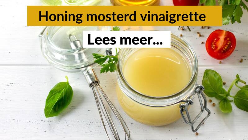 Honing mosterd vinaigrette