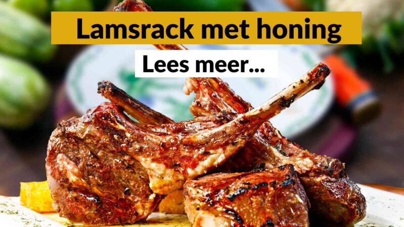 Lamsrack met honing tijmsaus - Pure Honey