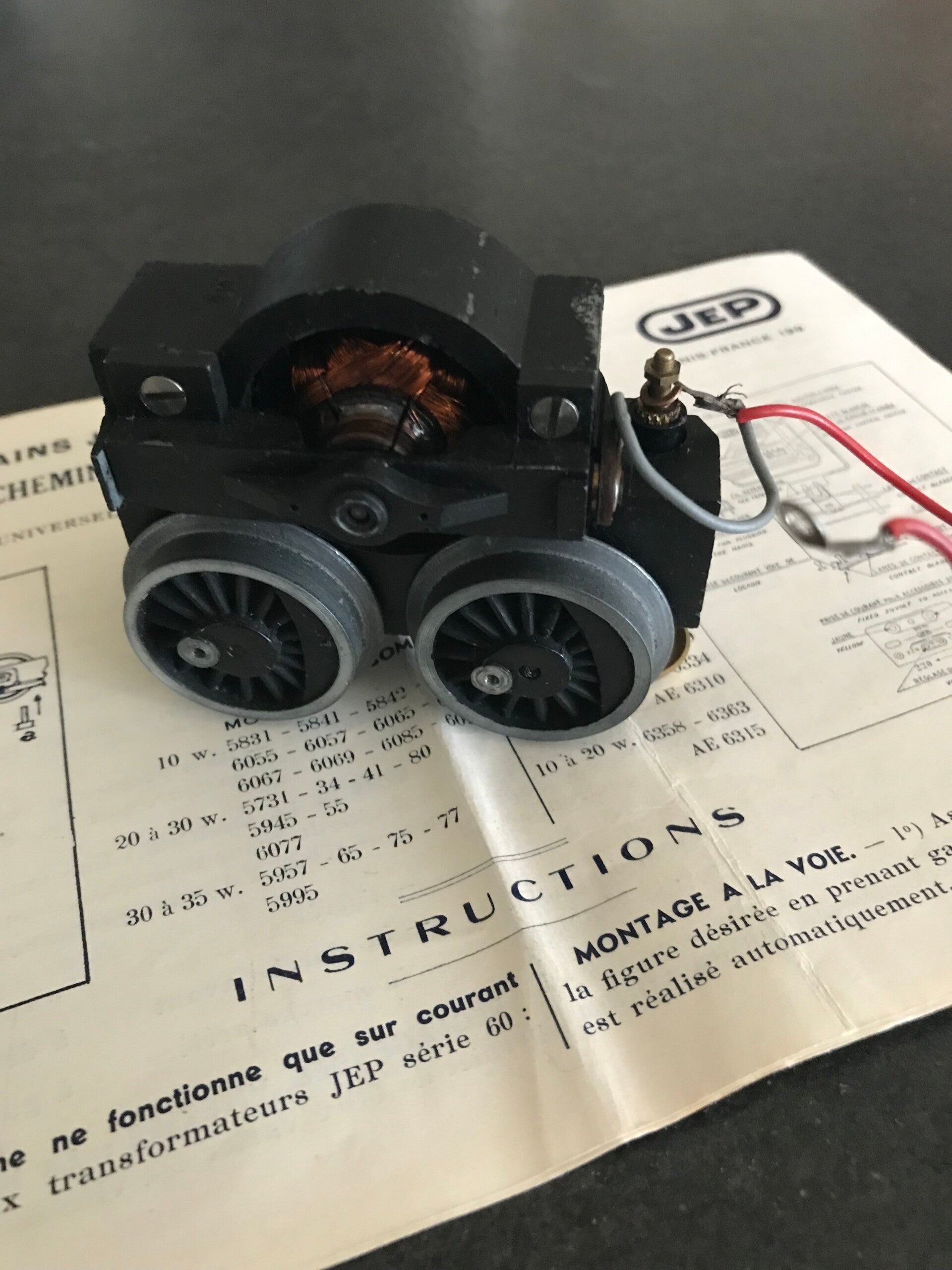 JEP ECHELLE O MOTEUR AP5 POUR LOCOMOTIVE 141 P