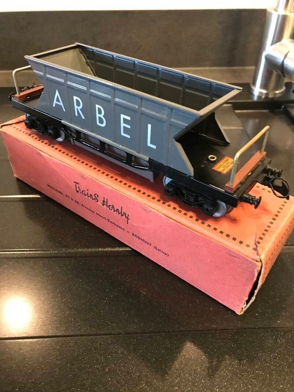 HORNBY ECHELLE O WAGON MINERALIER ARBEL EN BOITE