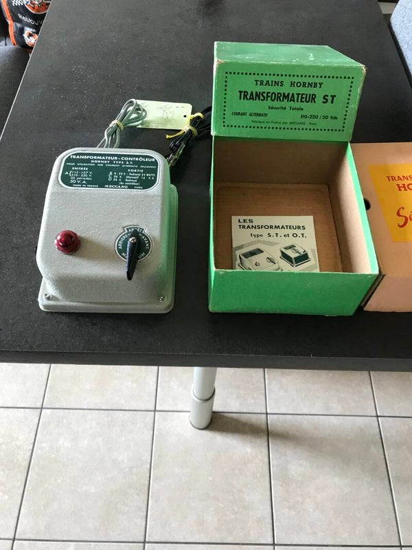 HORNBY ECHELLE O TRANSFORMATEUR ST 110/220 20 VOLTS EN BO