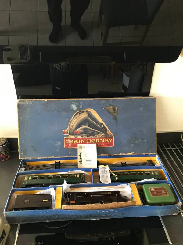 HORNBY ECHELLE O LOCOMOTIVE 221 ETOILE DU NORD EN COFFRET COMPLET