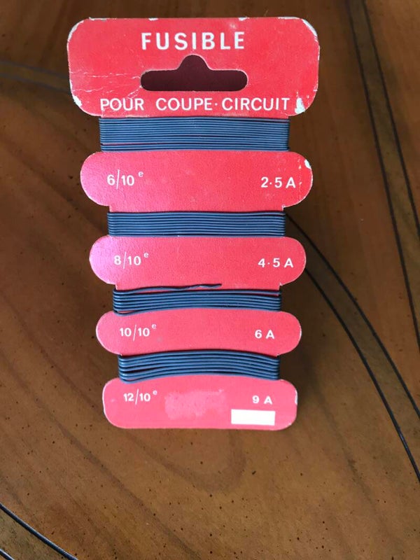 HORNBY ECHELLE O FUSIBLE POUR COUPE CIRCUIT