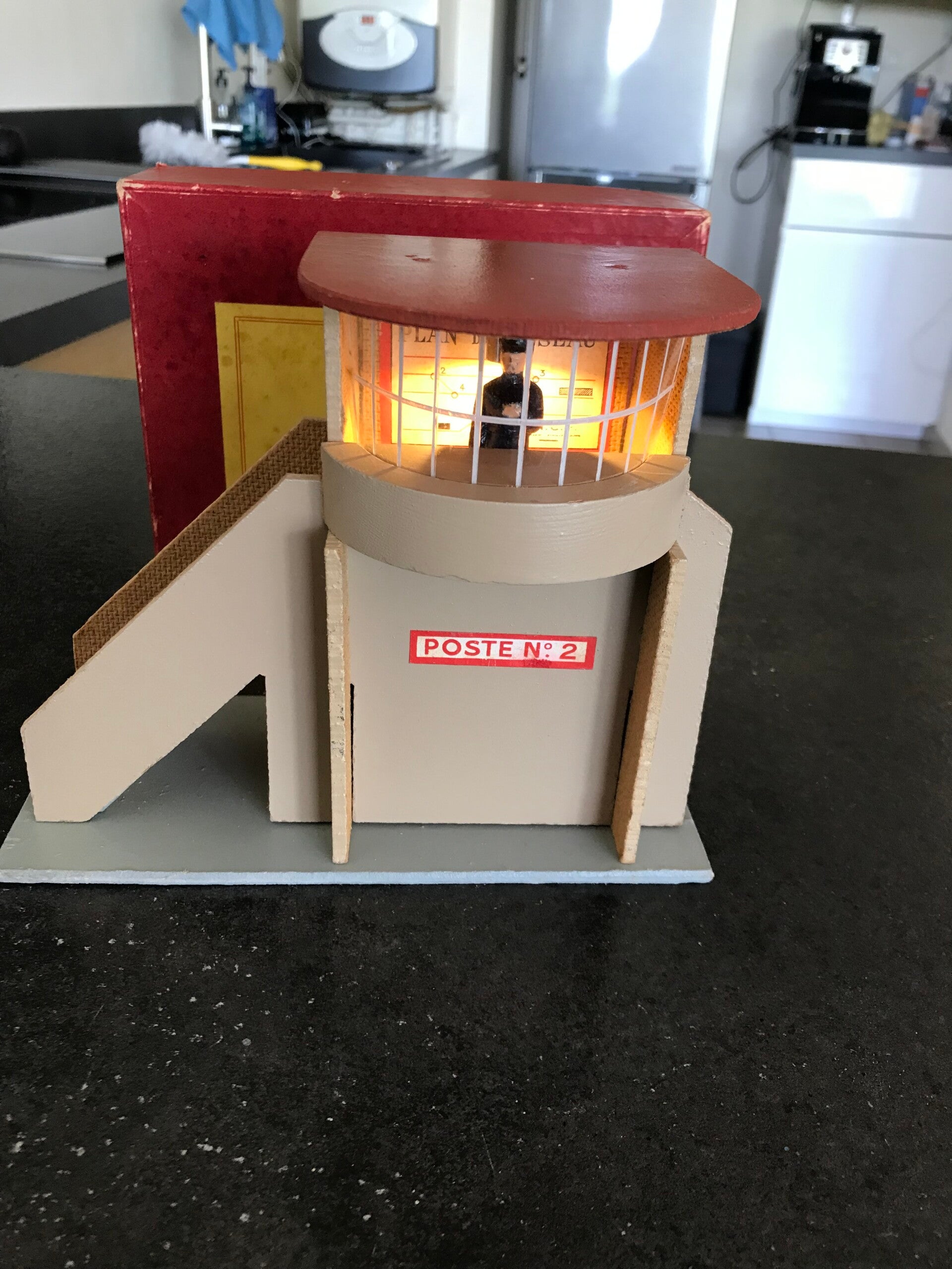 HORNBY ECHELLE O CABINE SEMAPHORIQUE N° 2 AVANT GUERRE EN BO