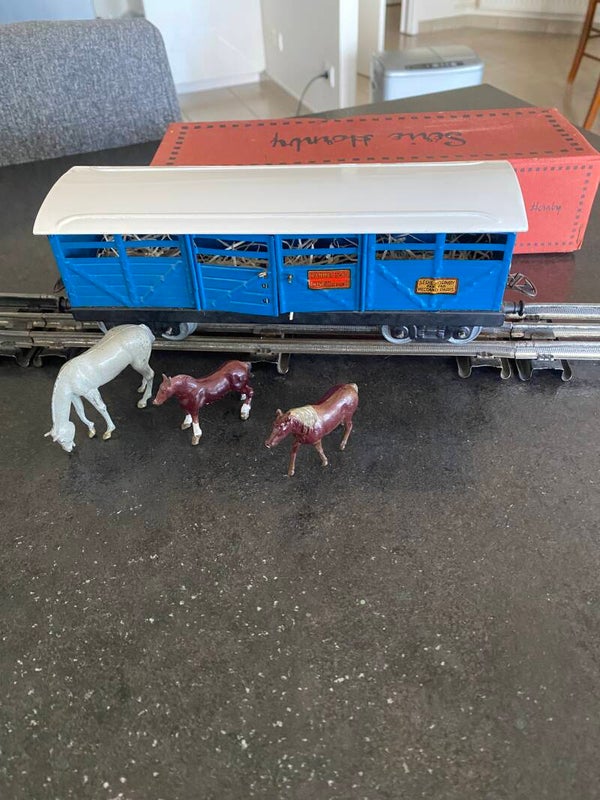 HORNBY ECHELLE O WAGON A BESTIAUX N°2 NEUF EN BO