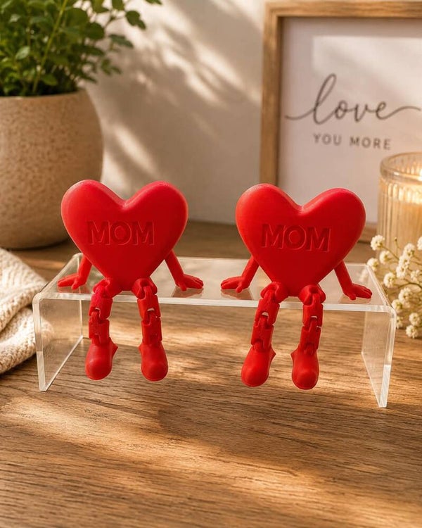 3D hartje "mom"