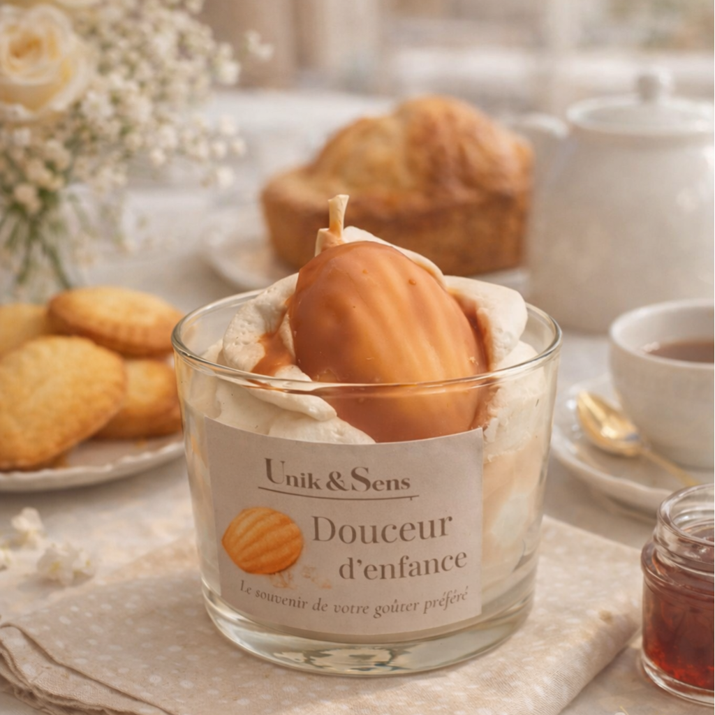 Bougie gourmande - Madeleine - Douceur d'enfance