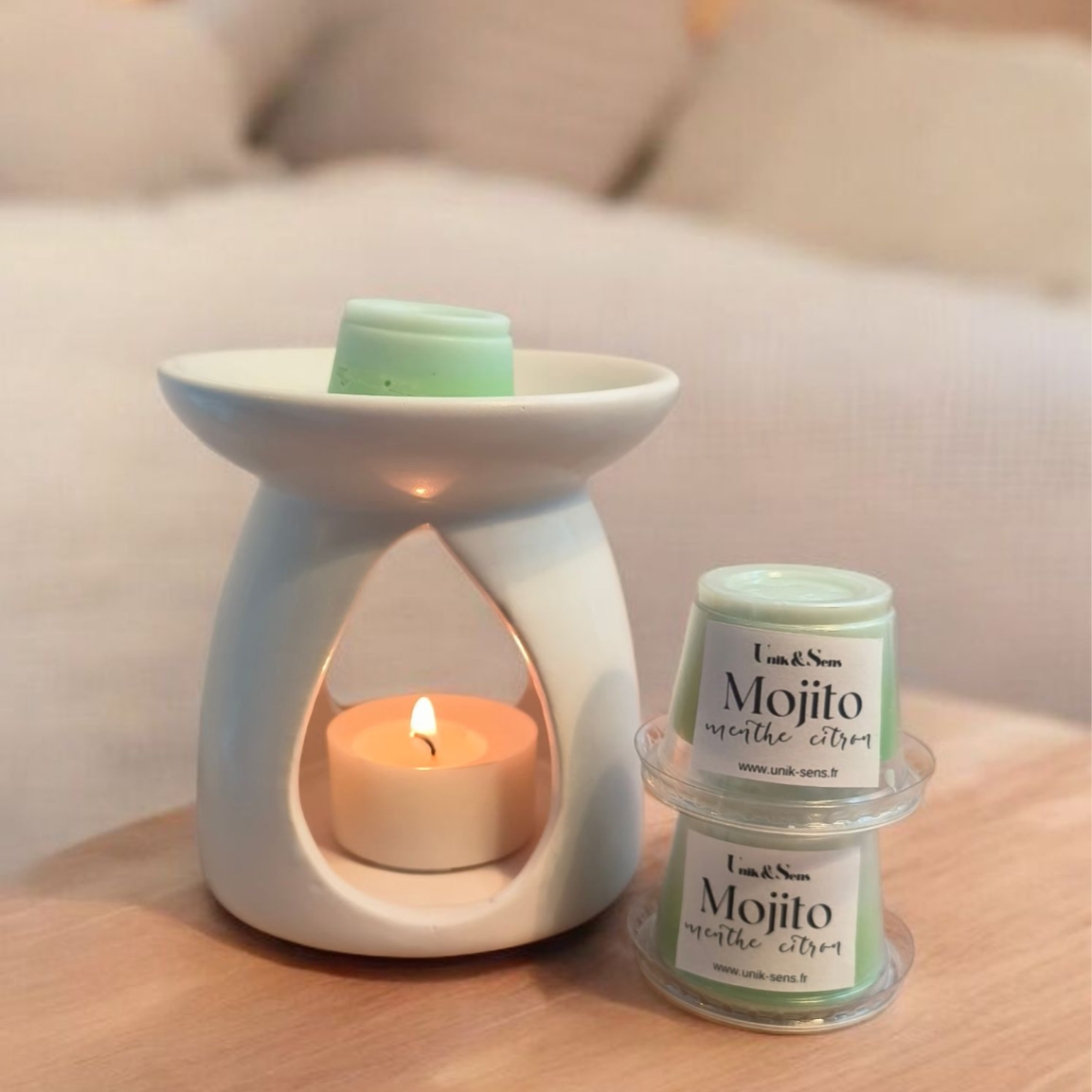 Cire parfumée : Mojito - menthe & citron