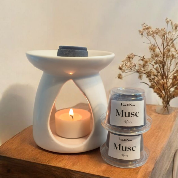 Cire parfumée : Musc Noir