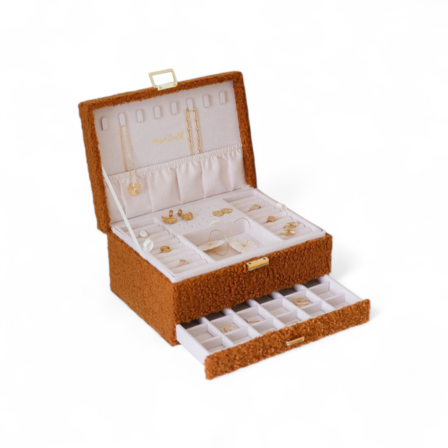 Boîte à bijoux grande capacité Denise – Maison Scarlett | Unik & Sens