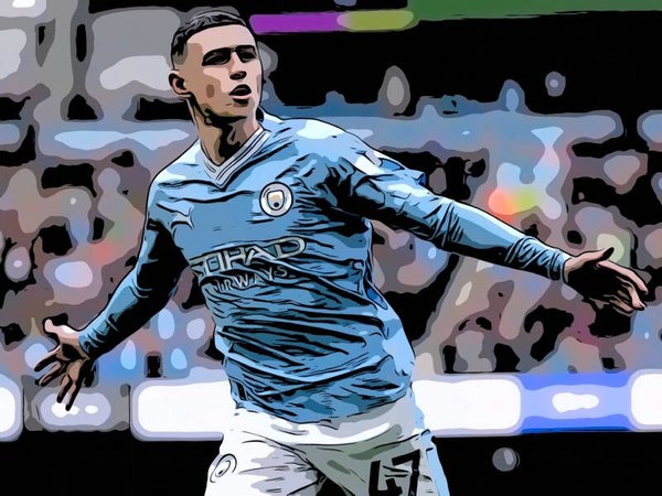 Phil Foden Manchester City Football Pop Art Print