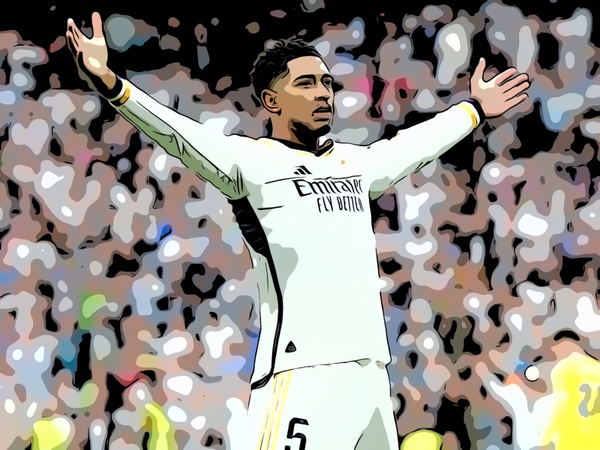 Jude Bellingham Real Madrid Football Pop Art Print