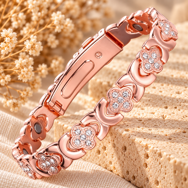 Rose clover bracelet
