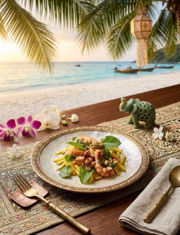 Entrée : Yam mamuang/ salade de mangue