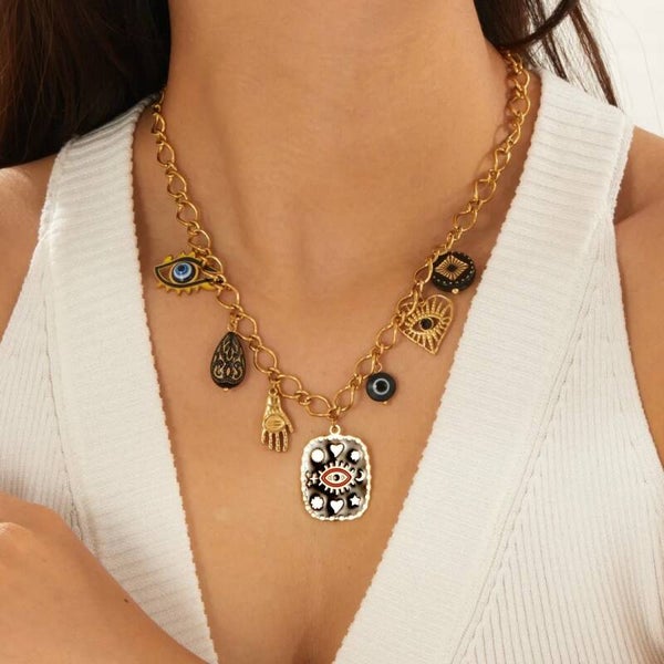 Collier Gothique Chaîne Noire – Acier Inoxydable 304