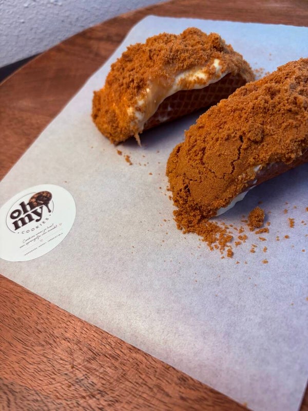 wafelschelp karamel biscoff nog niet beschikbaar