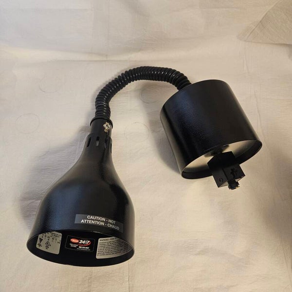 Hatco DL-500-RTL Standard Retractable Cord Track Mount Heat Lamp Gloss Black NEW
