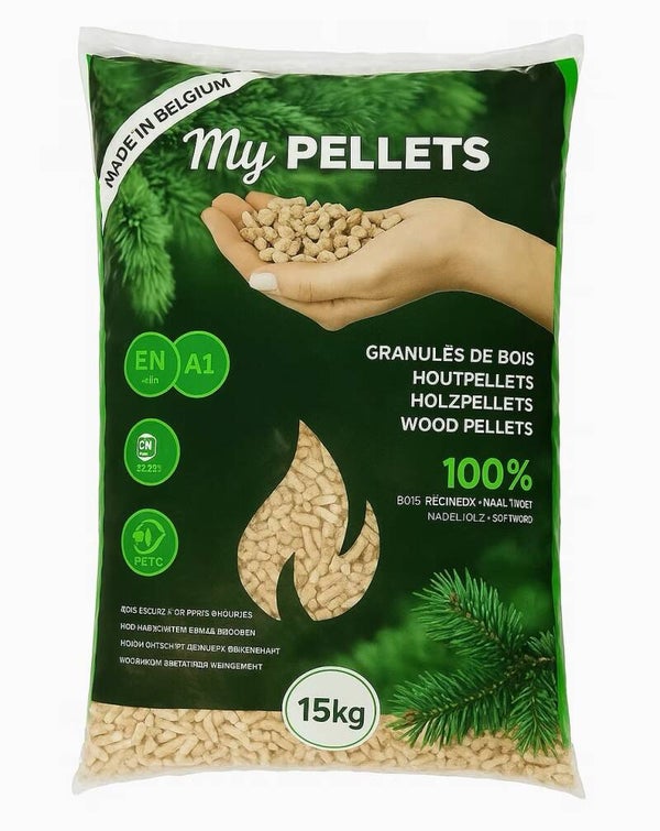 Prijzen klik op pelletzak