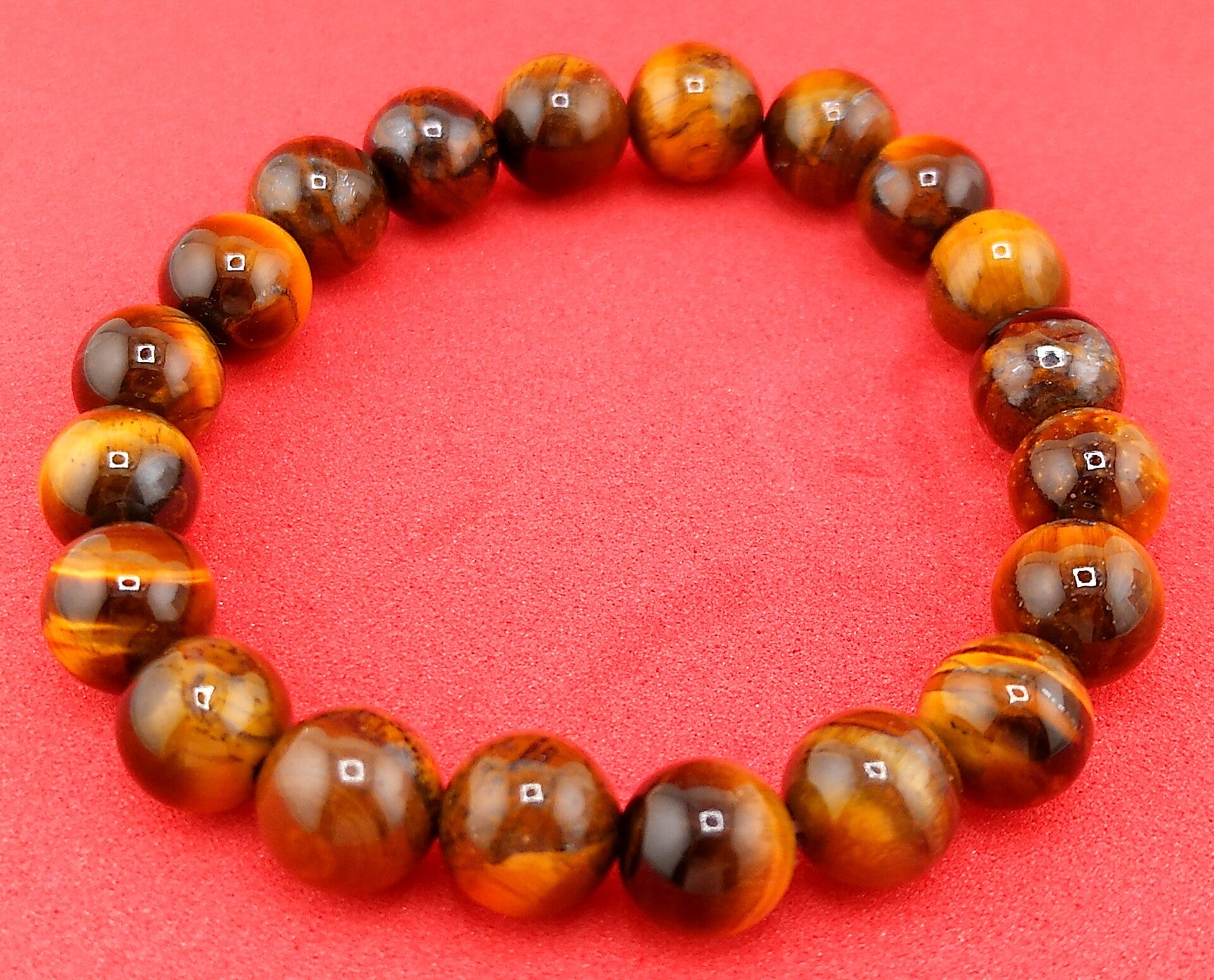 Golden Tiger’s Eye Stretch Bracelet – 10mm Beads