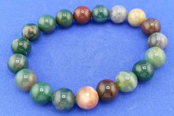Fancy Jasper Stretch Bracelet – 10mm Beads