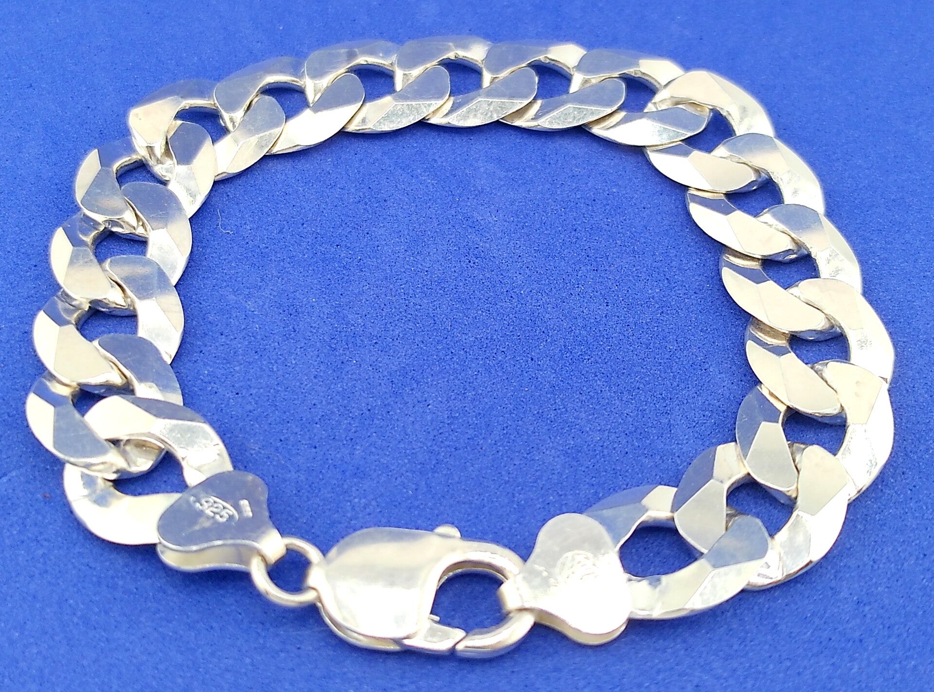 Special Offer - Solid 925 Sterling Silver Flat Curb Bracelet – Made in Italy