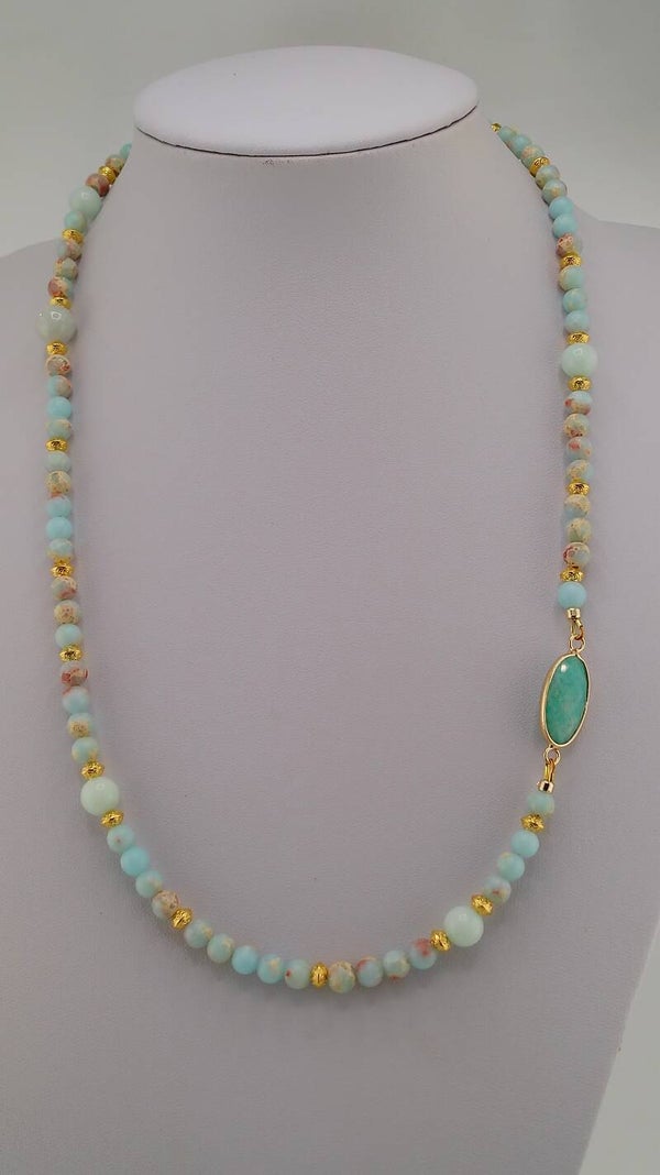 Beautiful & Rarely Seen Shoushan Stone Necklace