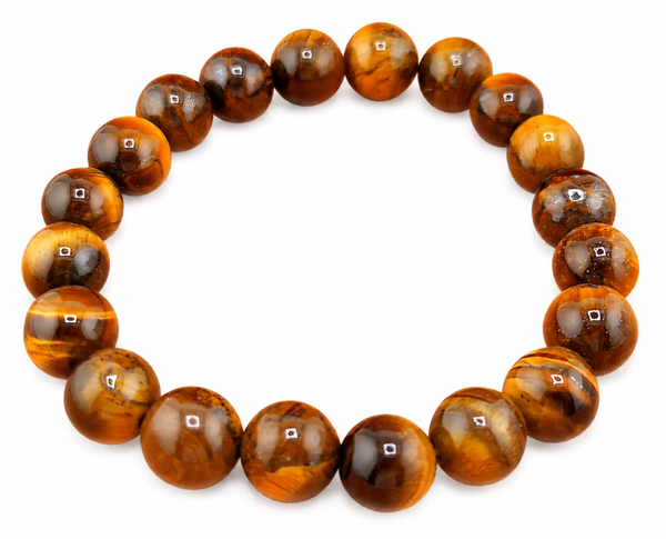 Golden Tiger’s Eye Stretch Bracelet – 10mm Beads